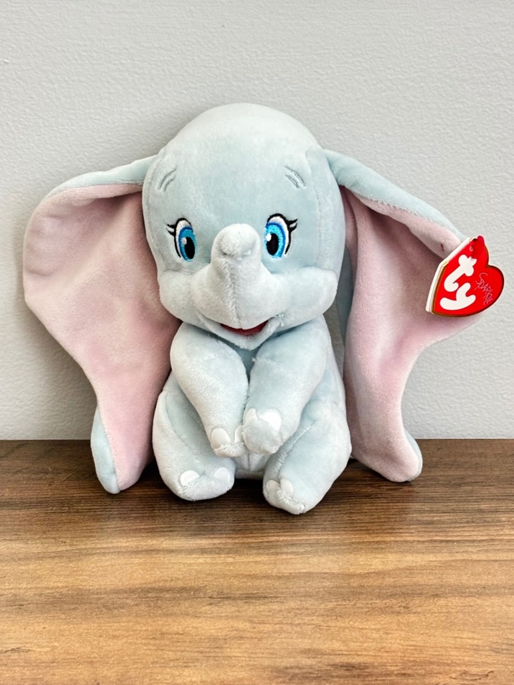 NWT TY Sparkle Beanie Baby Babies Disney Dumbo Elephant Stuffed Plush Toy 2023